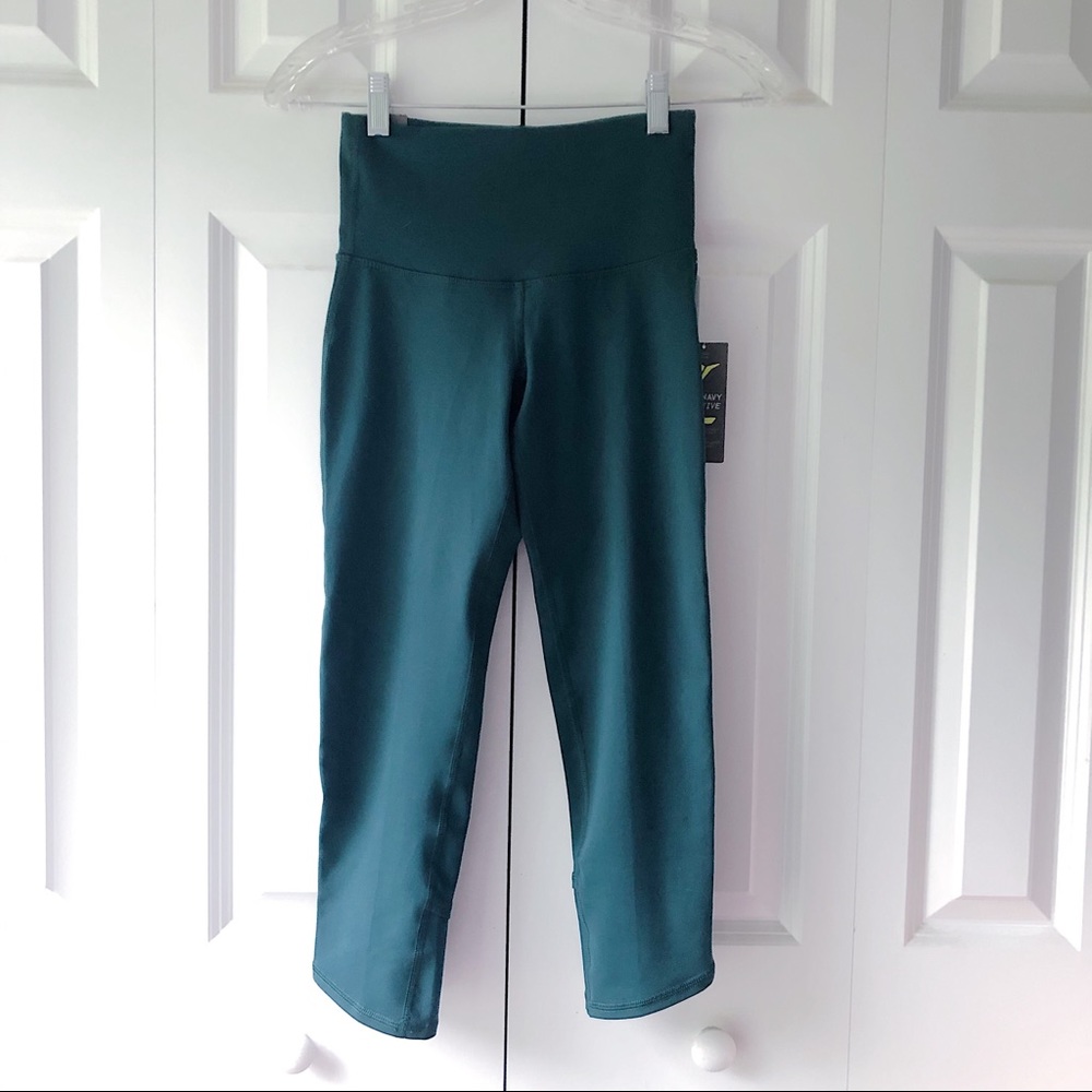 Old Navy Activewear Dry Technology 3/4 Cropped Teal Leggings